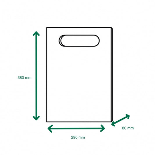 Plastic Carriers Bags - Heavy Duty With Handles - Valley Northern