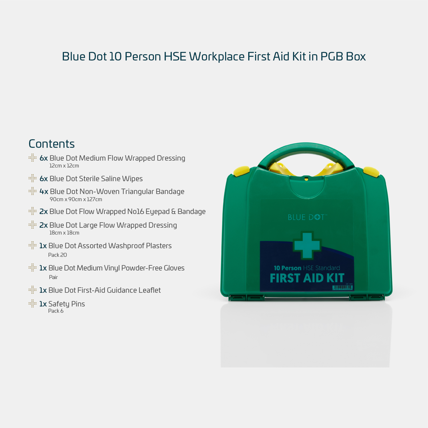 Blue Dot HSE 1-10 Person First-Aid Kit