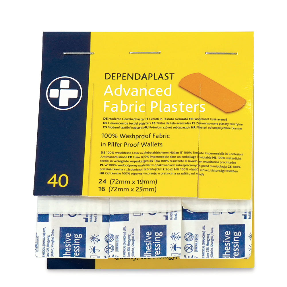 Dependaplast fabric pilfer proof plasters 5 x 40 -