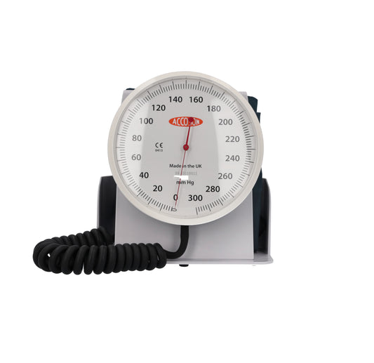 Accoson 6 Inch Aneroid Sphygmomanometer - Desk Model - Ambidex Cuff - Accoson