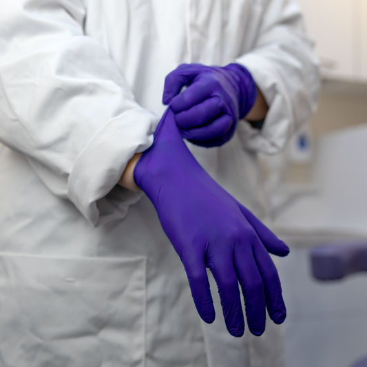 Aurelia Sonic 100 - Blue Nitrile Examination Gloves - Small -