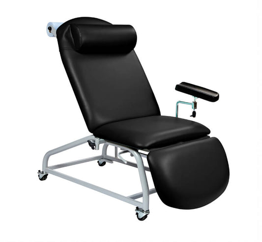 Phlebotomy Chair - 4 Locking Castors -