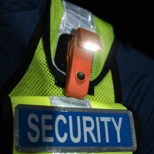 Clip-on Torch With Dual LED - Orange - Niton999