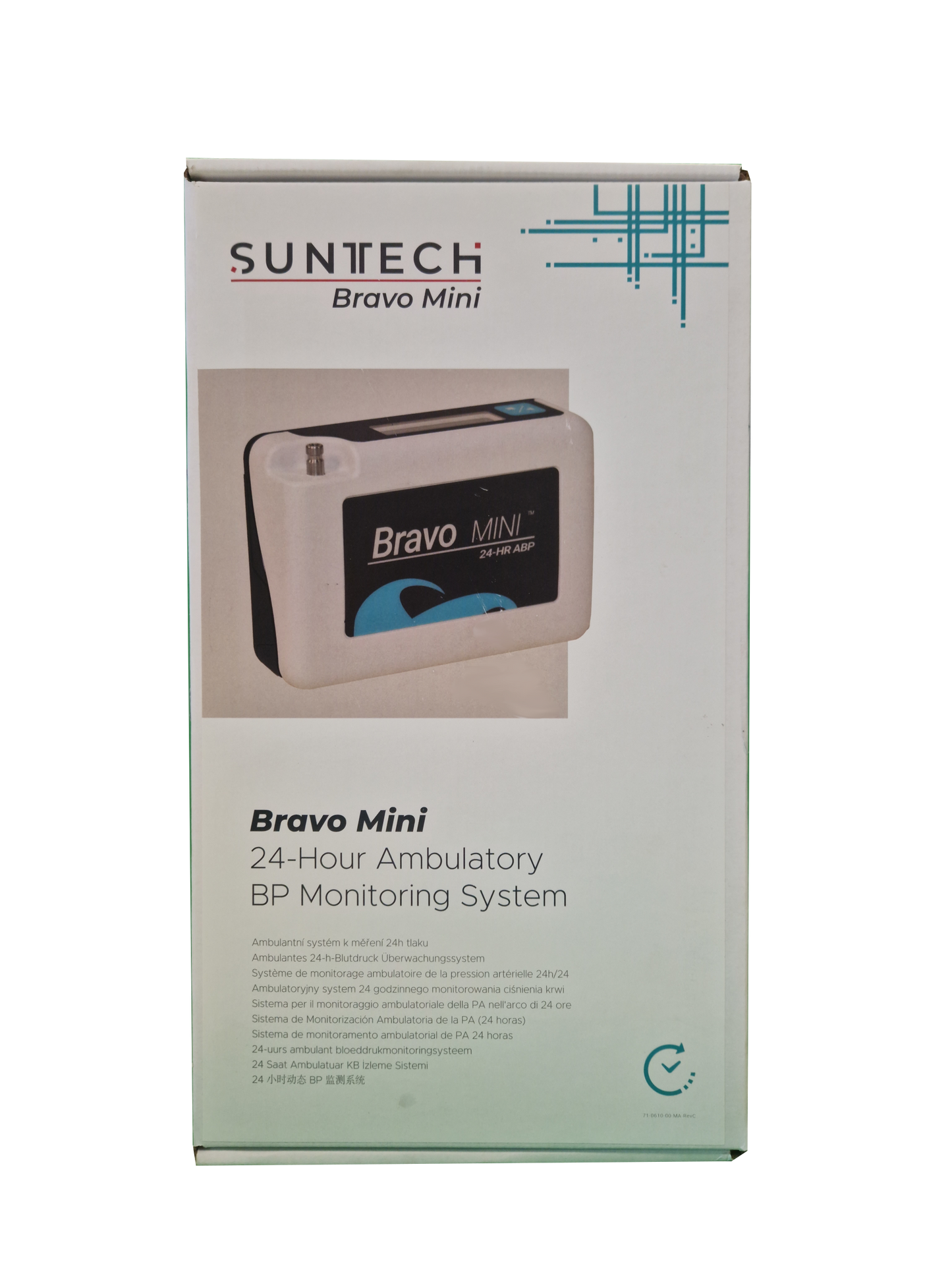 Suntech Bravo Mini ABPM (Ambulatory Blood Pressure Monitor) with Cuffs -