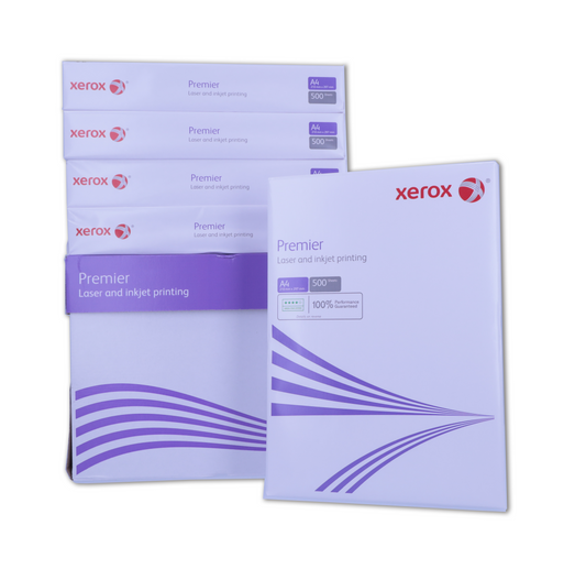XEROX Premier White Uncoated A4 Paper 75GSM 5 x 500 sheets -
