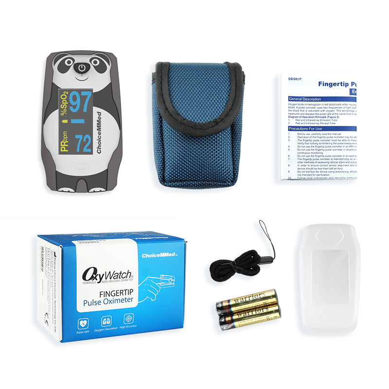 Cartoon Panda Fingertip Pulse Oximeter -