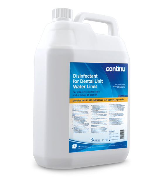 Continu Disinfectant for Dental Unit Water Lines 5 Litres