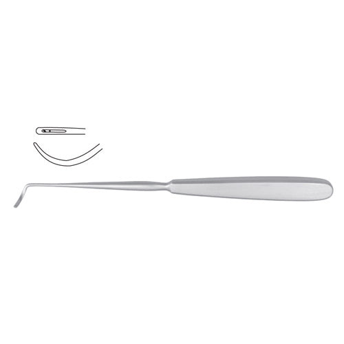 Deschamps Ligature Needle - Sharp Left 28cm -