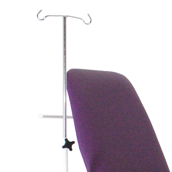 Optional IV drip pole -