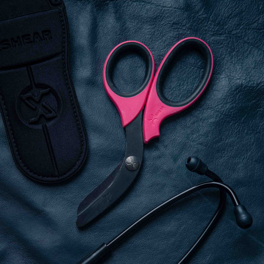 XShear Trauma Shears - Pink and Black - XShear