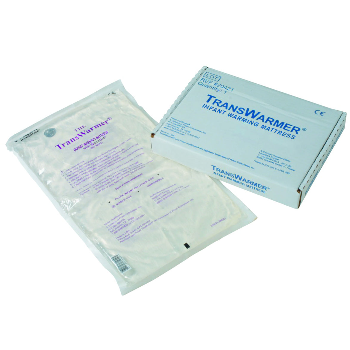 Transwarmer Infant Transport Mattress - Pack of 6 - 25cm x 41cm -