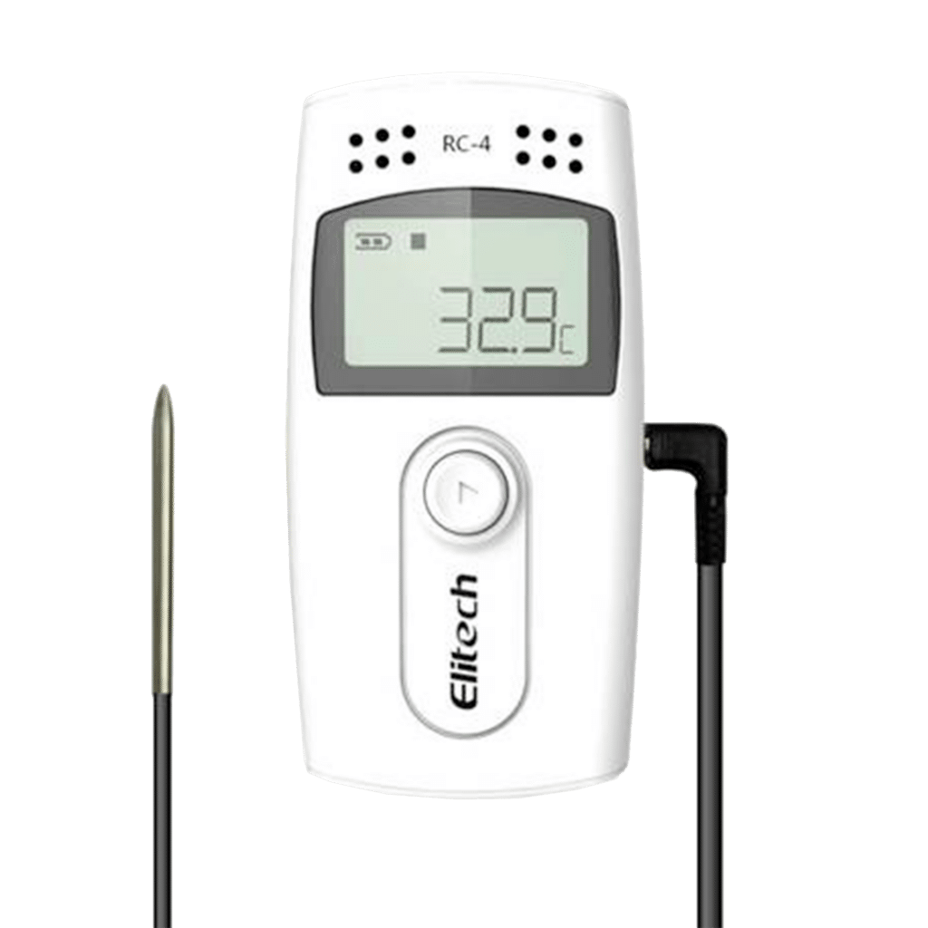 Elitech RC-4 Multi-use Temperature Recorder And Data Logger with External probe