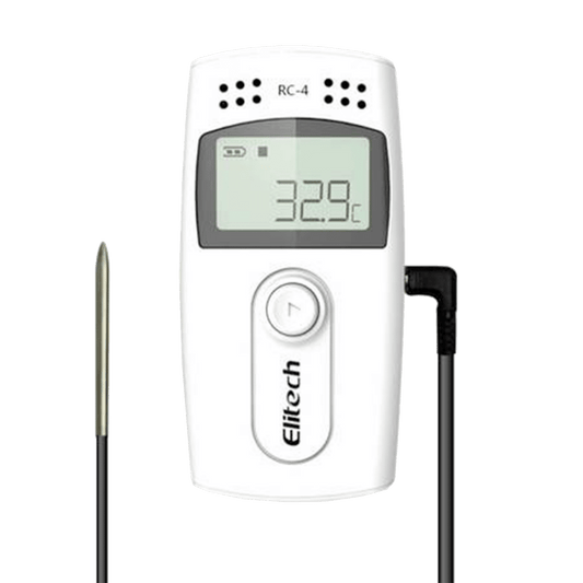 Elitech RC-4 Multi-use Temperature Recorder And Data Logger with External probe