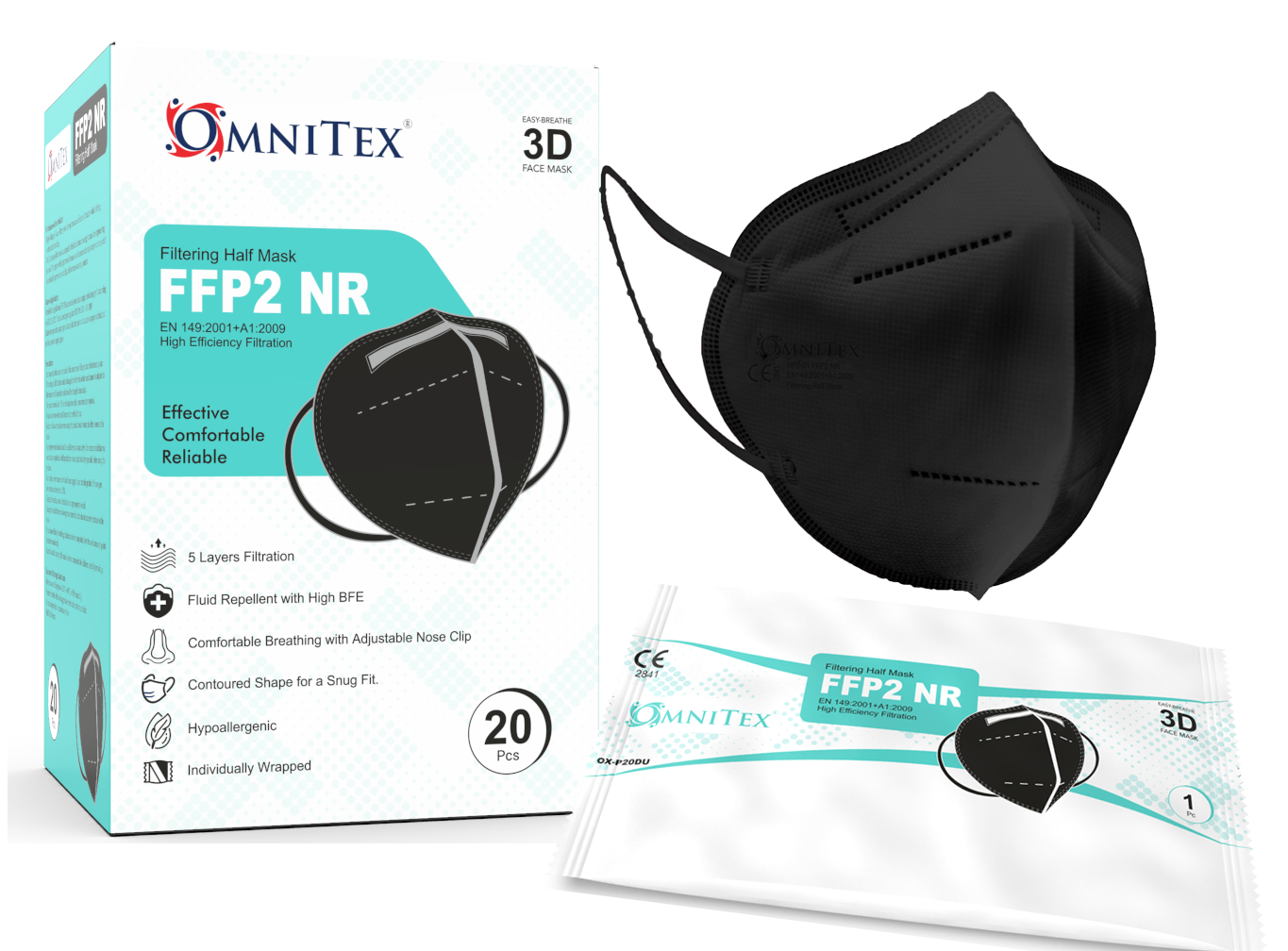 FFP2 Masks x 20 – Medisave UK