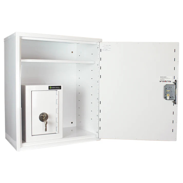 Medicine/Drugs Cabinet 900mm x 600mm x 300mm - Single Door - 3 Full Depth Shelves -