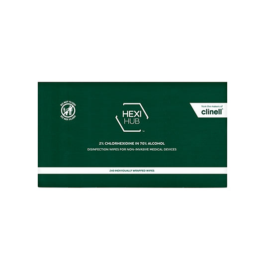 Clinell Alcohol 2% Chlorhexidine Sachet Wipes -