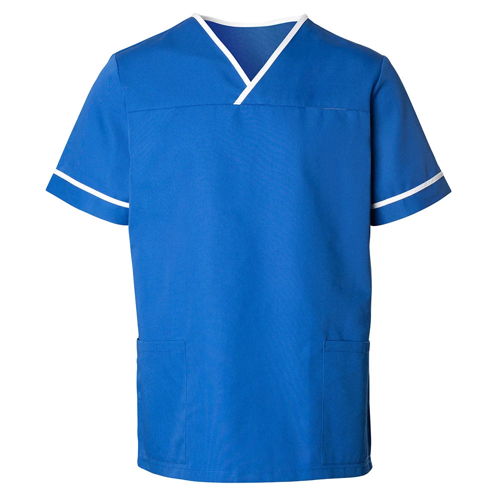 HP20 Unisex Contrast Trim Scrub Top -