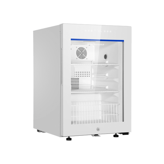 Pharmacy Countertop Refrigerator - 85 Litres - Glass Door - Haier