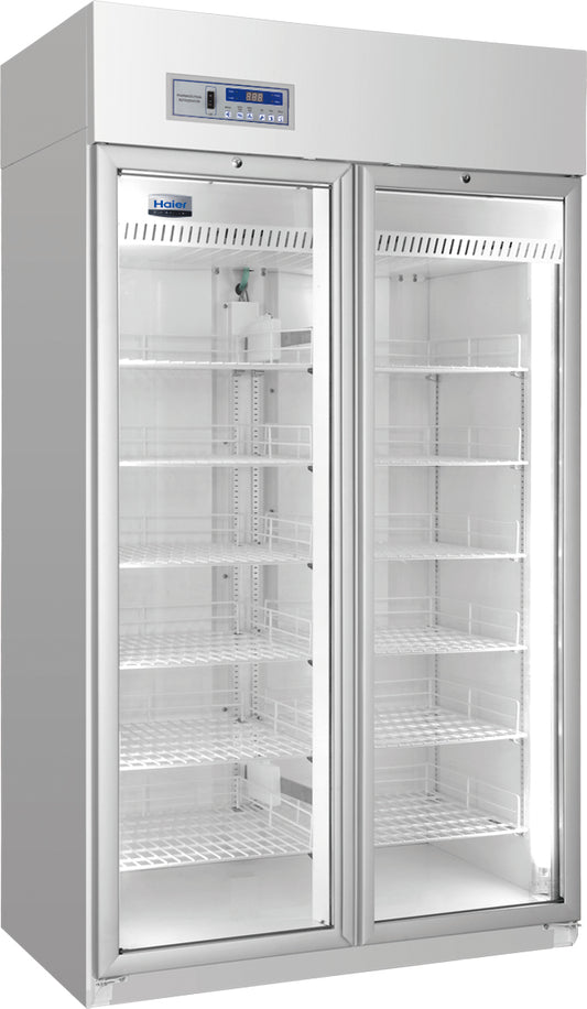 Pharmacy Refrigerator - 940 Litres - Double Glass Door - Haier