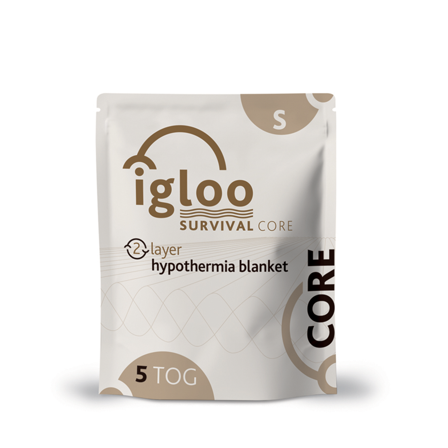 Igloo 5 Tog Emergency Thermal Blanket - 2Layer Small CORE -