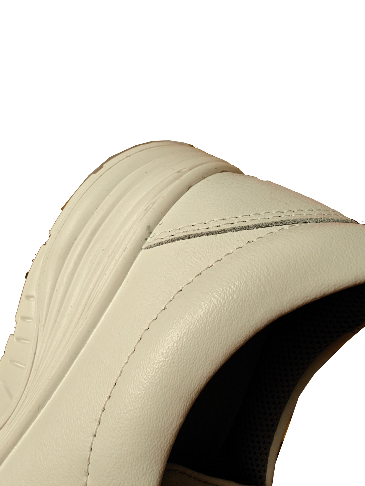 Occupational Shoes Light Loafer - White Smooth Leather Size 5 - Clearance -