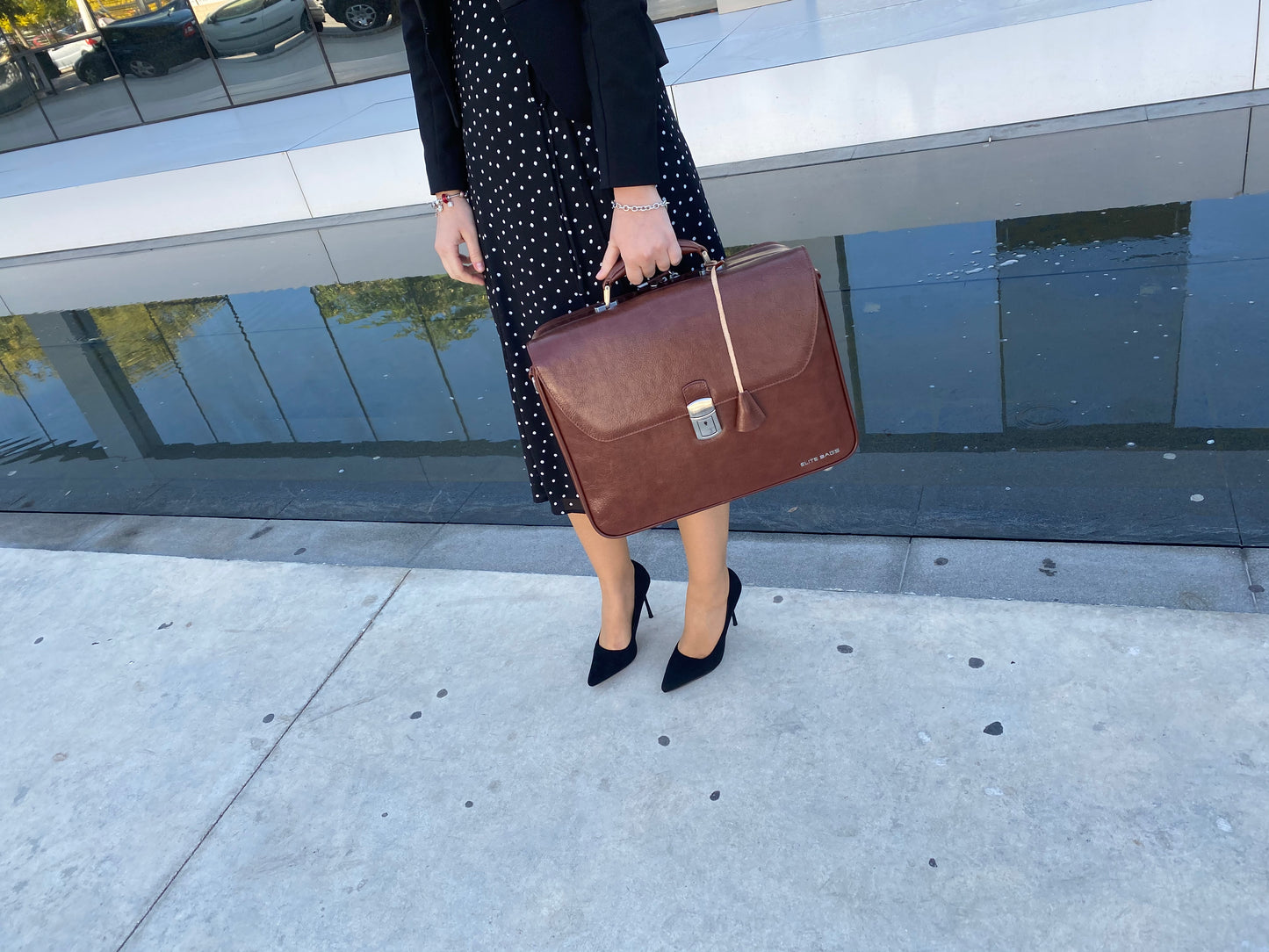 Elite Doctor’s Medical Bag – Brown Leather -