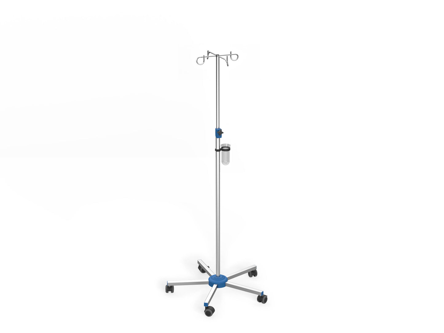 Height Adjustable IV Drip Stand - Mobile - Medi-Plinth