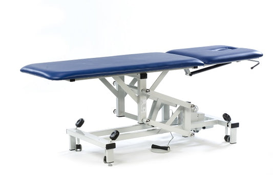 512E 2 section electric examination couch -