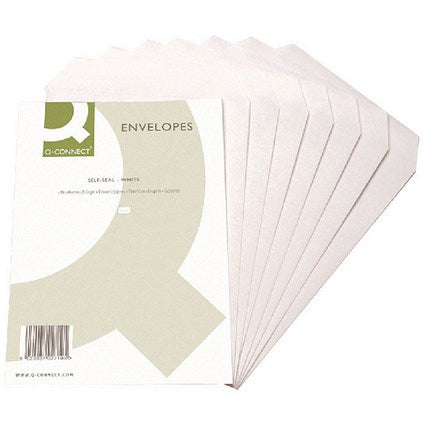 Envelope C4, Self Seal, 90gsm White - Pack of 250 -