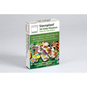 Steroplast Children's Snakes and Tigers Plasters - Box of 10