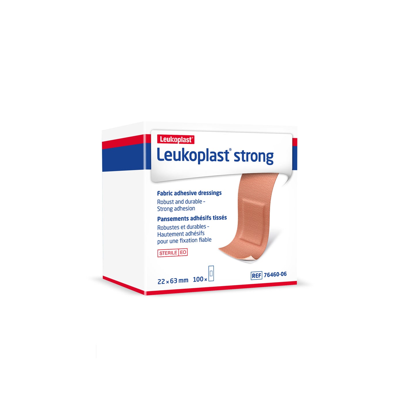 Leukoplast Strong 2.2cm X 6.3cm (Pack of 100). - Leukoplast