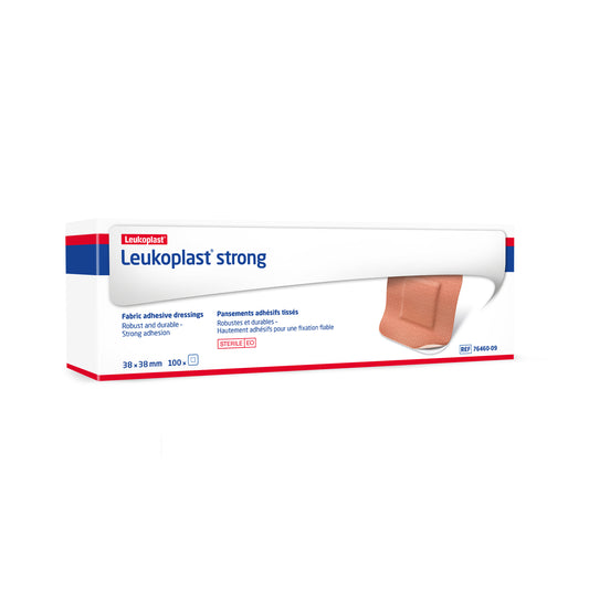 Leukoplast Strong 3.8cm X 3.8cm (Pack of 100) - Leukoplast