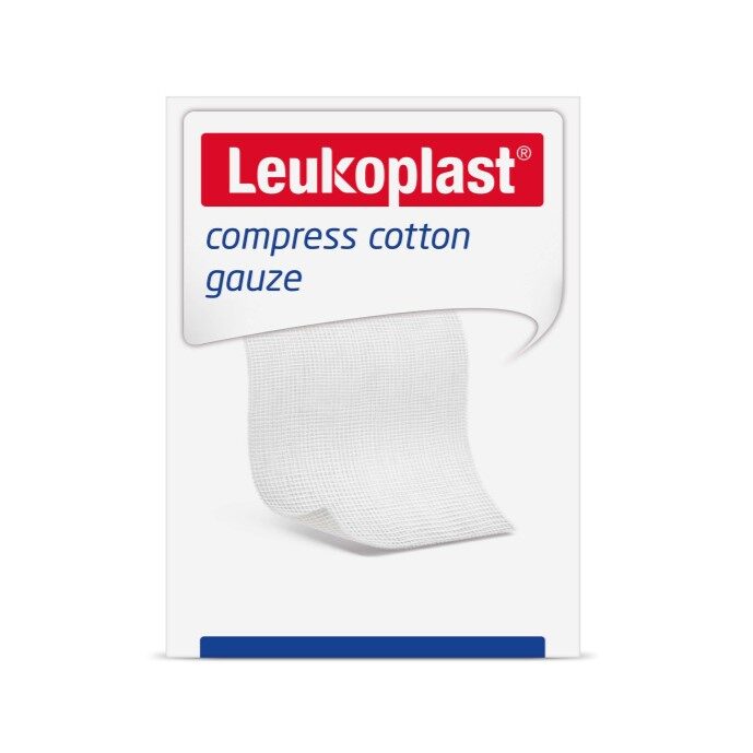 Leukoplast Type 13 BP Non-Sterile 8 Ply Gauze Swabs - 5cm x 5cm - Pack of 100 - Leukoplast