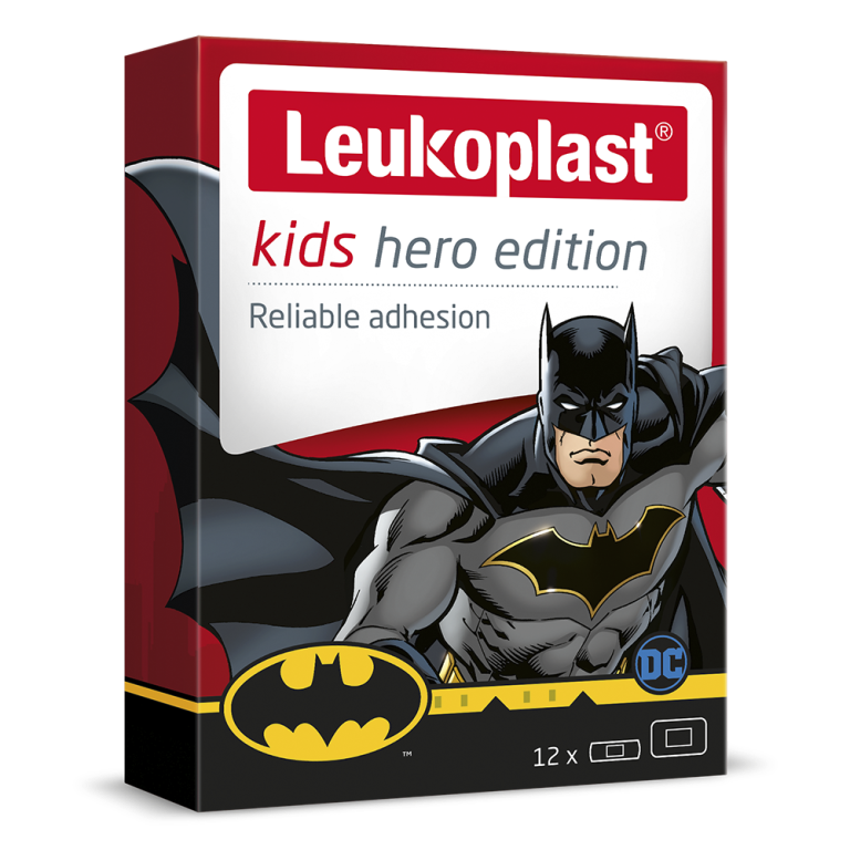 Leukoplast Dressing Hero Batman - Box of 12 dressings - BSN