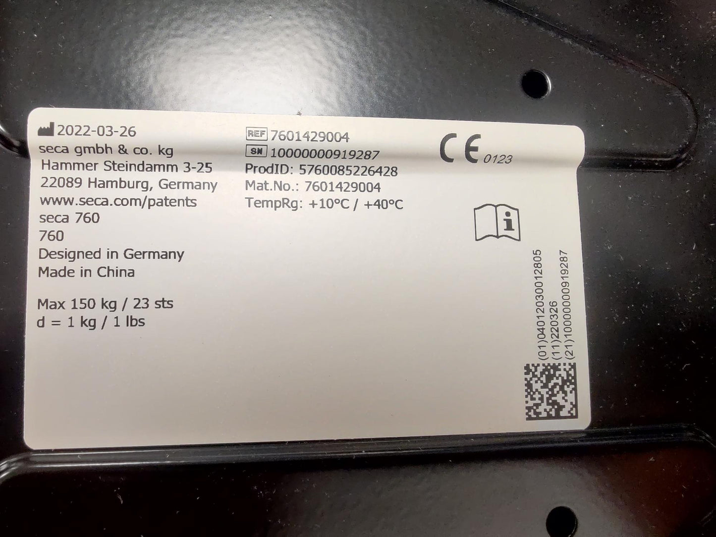 Seca 760 Colorata Non-Medical Flat Scale - CLEARANCE - SECA