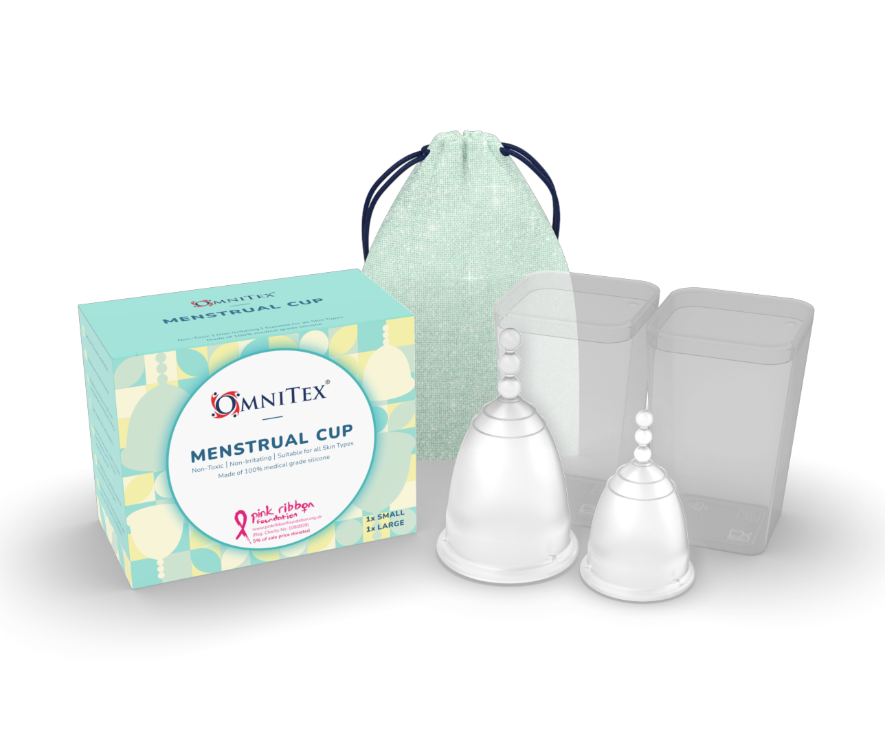 Omnitex Menstrual Cups x2 - Omnitex