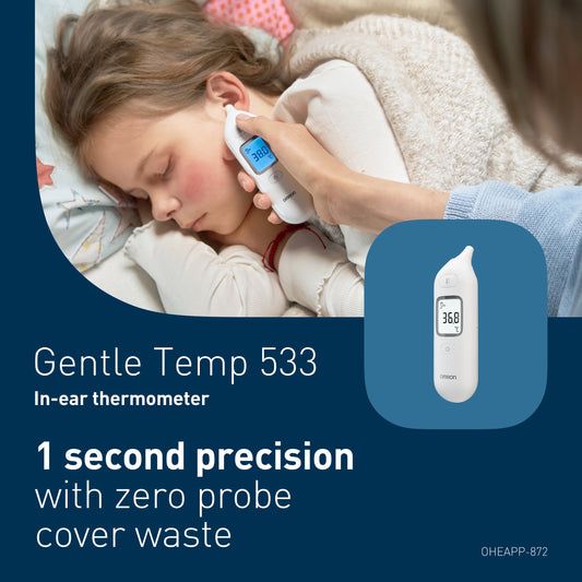 OMRON Ear Thermometer - Gentle Temp 533 -