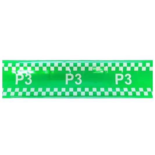 NHS Ten Second Triage (TST) Slap Band - P3 Green - Medisave UK