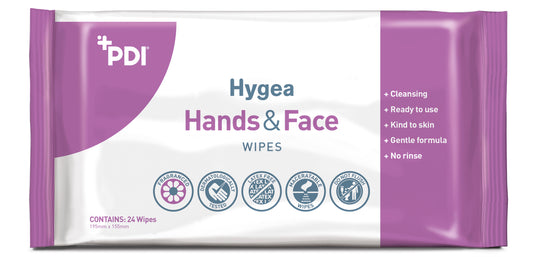 PDI Hygea Hands & Face Washcloth - Fragranced x 24