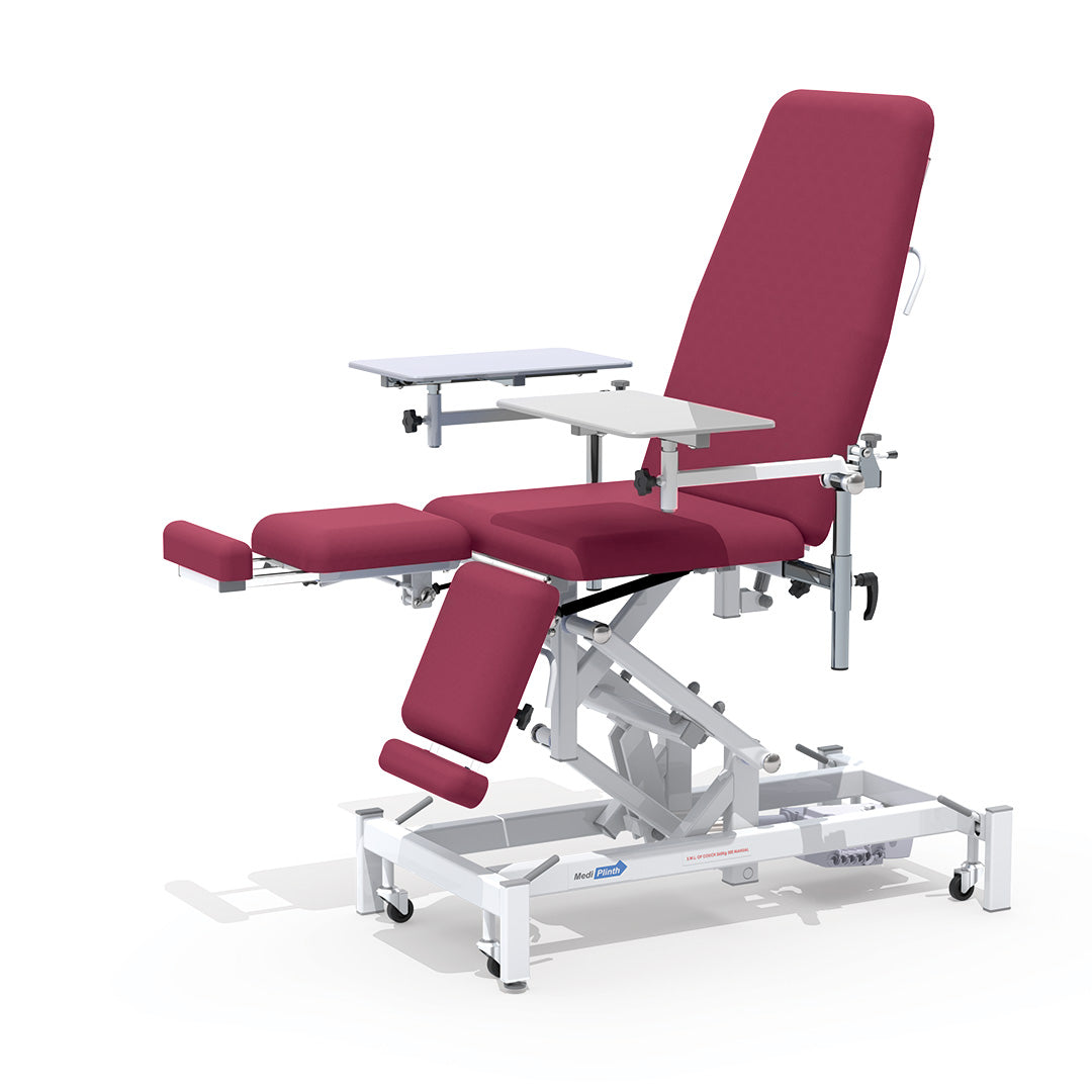 Medi-Plinth Treatment/Plaster Chair - Split Leg - Hydraulic -
