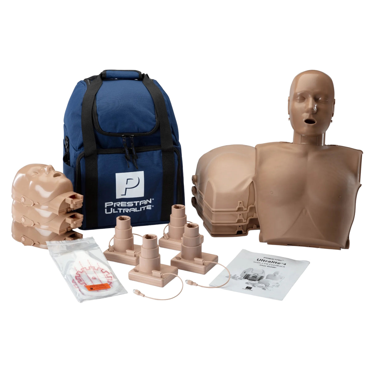 PRESTAN Ultralite Manikin without CPR Feedback Diversity Kit - 4 Pack