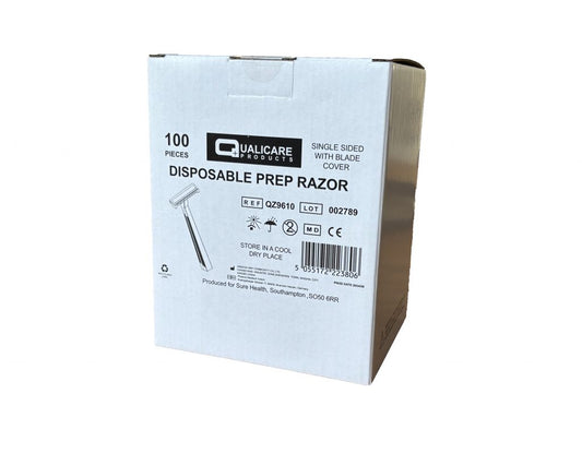 UNIVERSAL DISPOSABLE PREP RAZOR - PACK OF 100 -