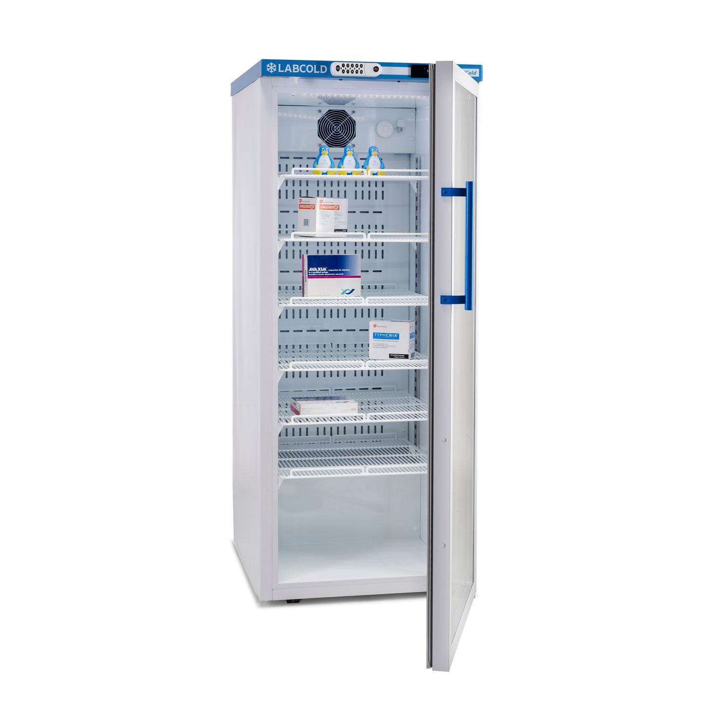 Labcold DigiLock Glass Door Free Standing Pharmacy & Vaccine Refrigerator - 340L