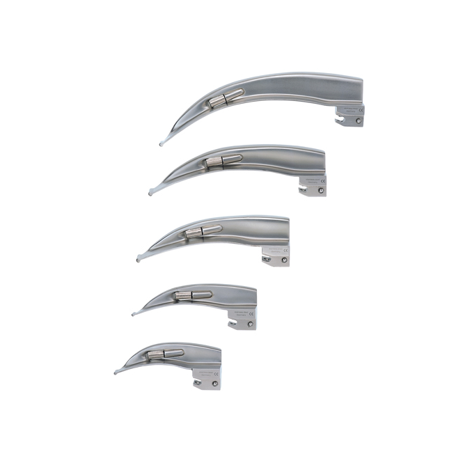 (laryngoscope) BLADE, McIntosh, lamp, reus. -