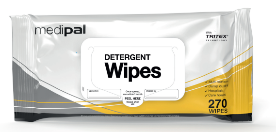 Medipal Detergent Wipes x 270 -