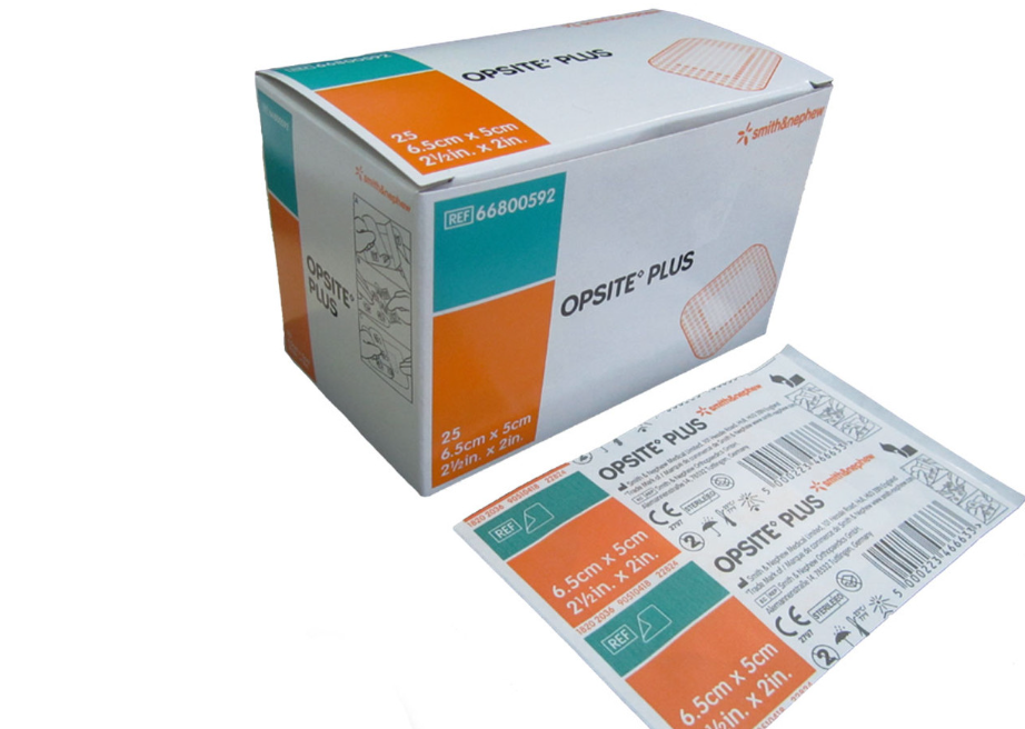 OPSITE Plus 6.5 x 5cm Box of 25 -