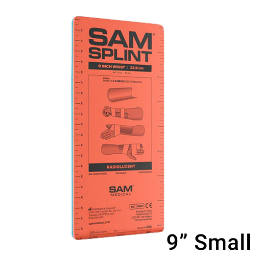 SAM® Splint 9" 22.9cm x 10.8cm Small - Orange & Blue