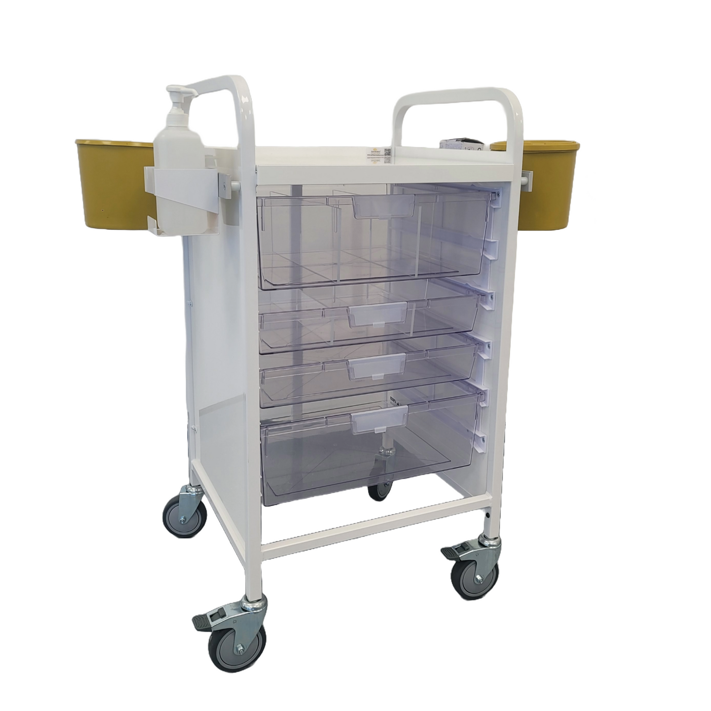 Vaccination Trolley Vista - Clear Trays -