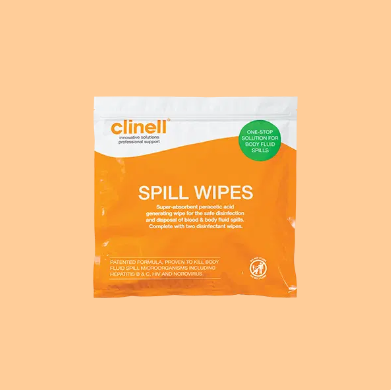 Clinell Spill Wipes 40 x 40cm - Clinell