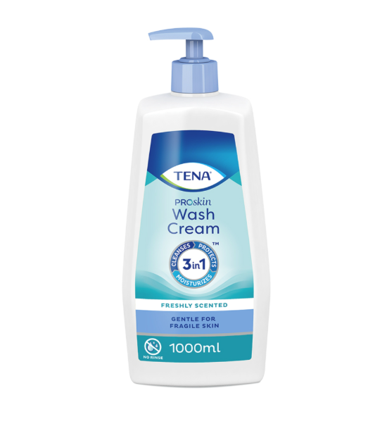 TENA ProSkin Wash Cream (Pump) - 1 Litre -